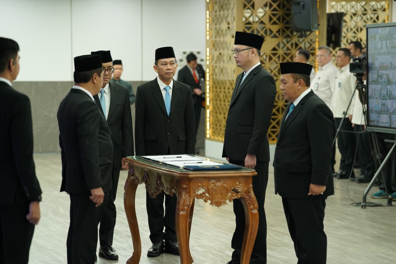 Menteri Imipas Lantik Dirjen Imigrasi serta Staf Ahli Menteri  Bidang Pelayanan Publik dan Reformasi Hukum